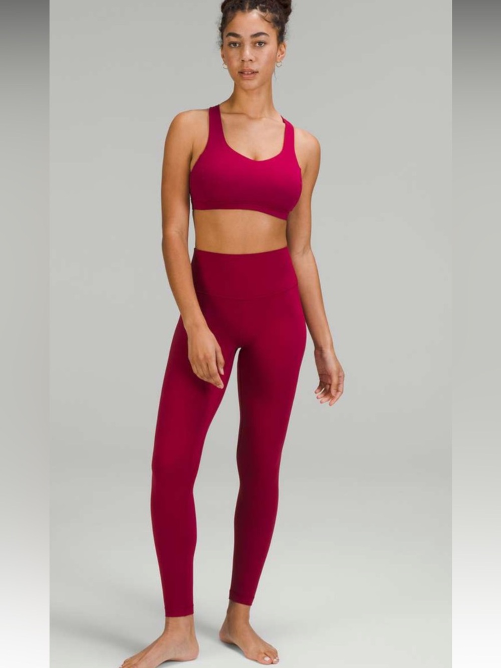 54. Lululemon Align High-Rise Pant 28" Pomegranate 10